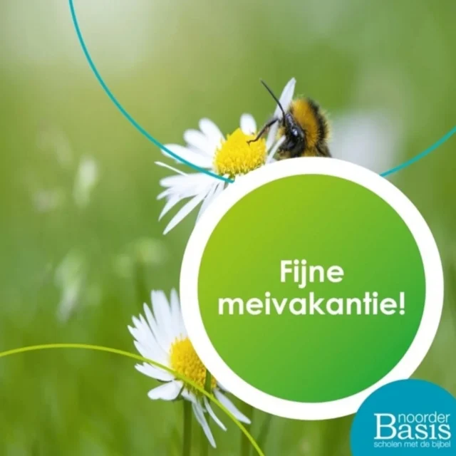 Fijne meivakantie 🔆De paasdagen liggen achter ons en we hopen dat jullie aan het genieten zijn van de meivakantie. We wensen jullie fijne, gezellige dagen toe waarbij je ook lekker tot rust mag komen.We hopen elkaar 6 mei weer te mogen zien in gezondheid en vol vreugde 💙💚.#Noorderbasis #meivakantie #schoolheerenveen