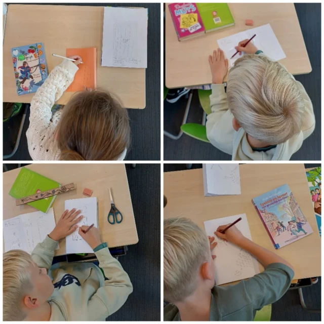 Kinderboekenweek groep 6/7/8 📚Deze week gingen we nog even door met de kinderboekenweek. Ook de bovenbouw was hierin actief! Ze lazen hun boeken op gekke plekken in de klas of daarbuiten. Ze gingen zelf aan de slag met het maken van een kaft voor een boek en sloten vandaag de week af met het kijken van de verfilming van het boek "Kruimeltje".En nu is het tijd om te rusten, om thuis verder te lezen in alle rust, omdat lezen gewoon leuk is! 📚